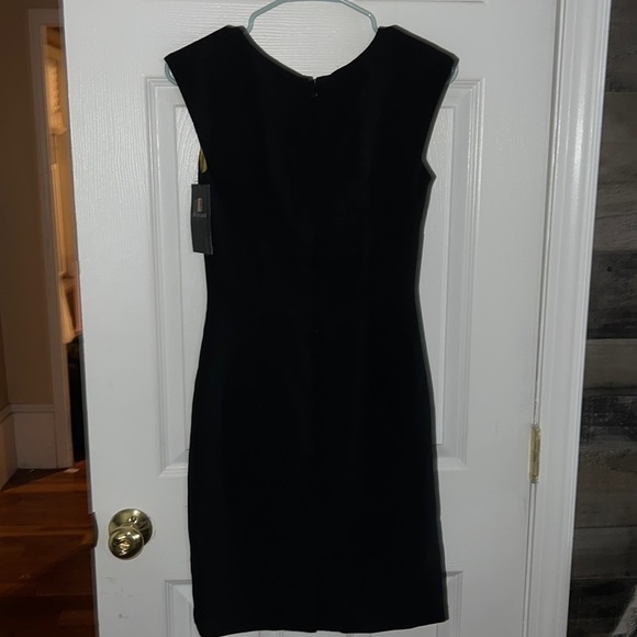 P Passage Little Black Dress With Olive Green Lining Size Large NWT - Picture 6 of 6